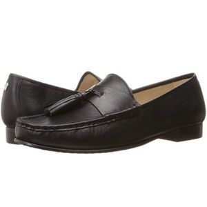 Sam Edelman Leather Tassel Slip-On Loafer